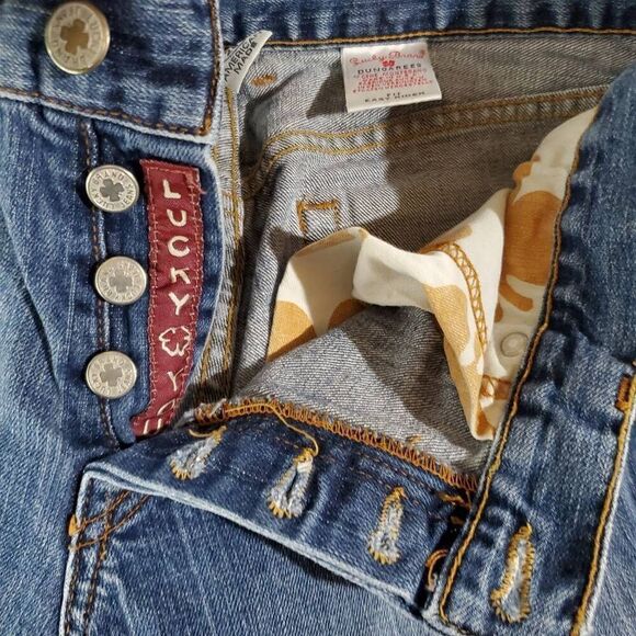 Lucky Brand Sz 8/29 Stretch Easy Rider Denim Capri - Picture 8 of 12